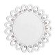 Oval Loop Frame Round Mirror